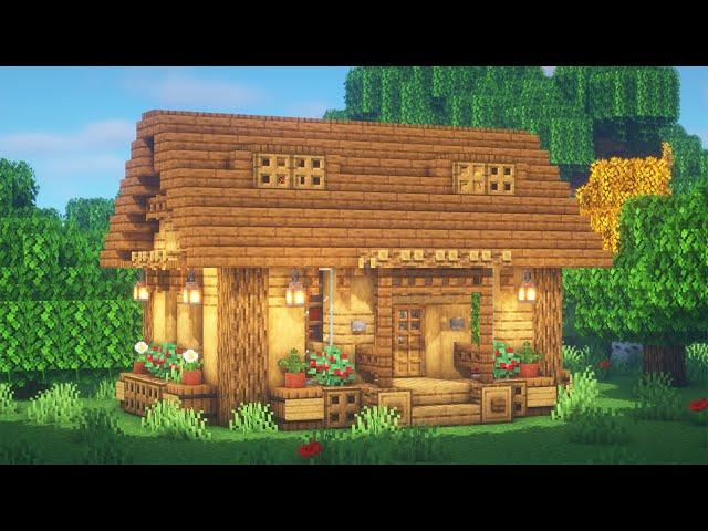 Minecraft: How to Build a Simple Survival House | Starter House Tutorial