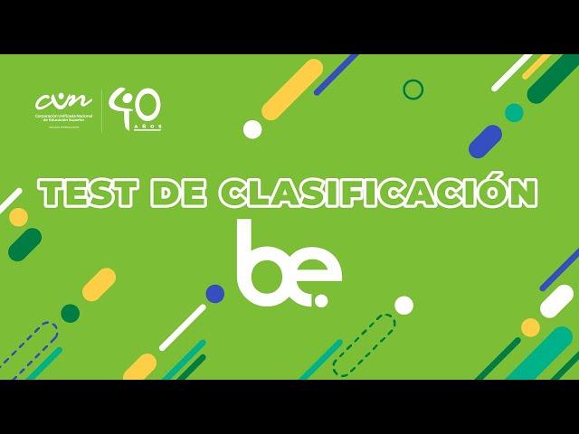 Test de Clasificación BE 