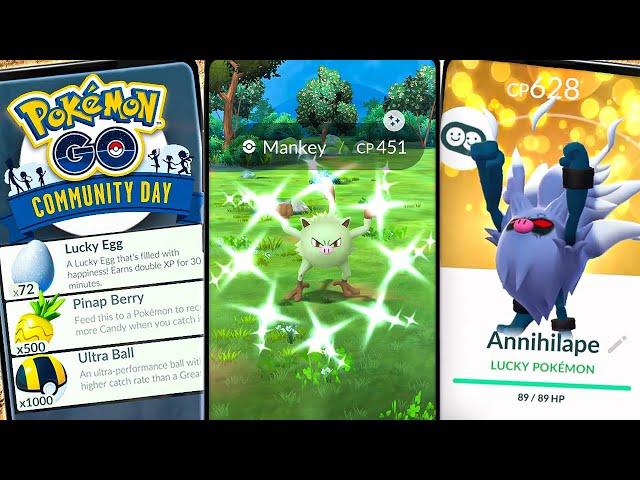 Mankey Community Day: 3x Catch XP, Shiny Mankey, and Exclusive Rage Fist Attack!