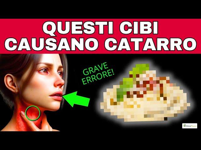 7 alimenti che causano catarro