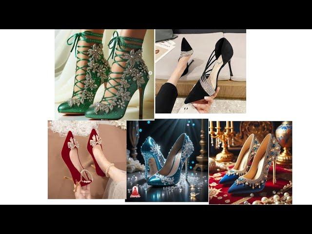 Latest Fashionable & Designer Bridal Shoes high heel collection for women & girls