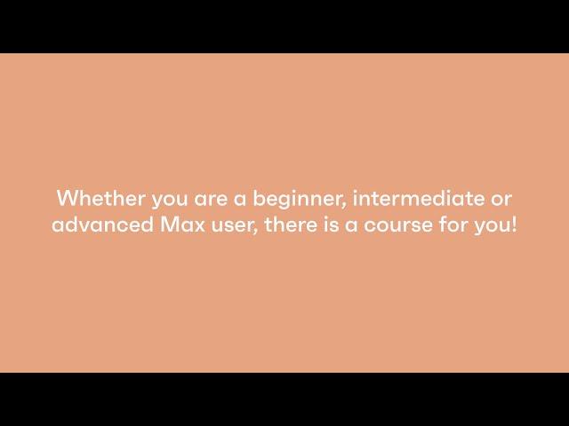 Learn Max with the Music Hackspace