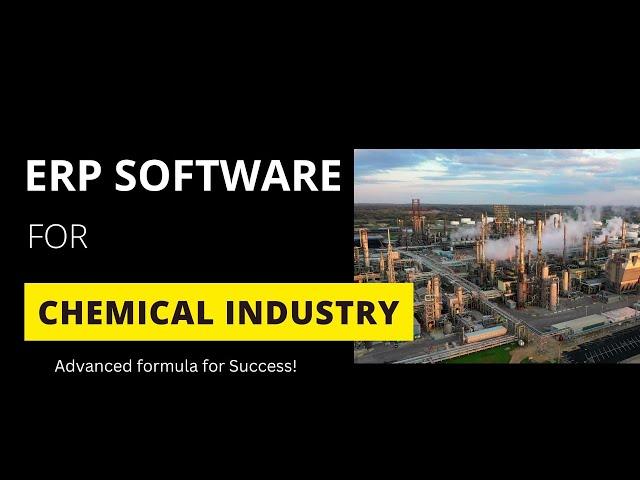 ERP Software for Chemical Industry | Chemical ERP | Sage Software