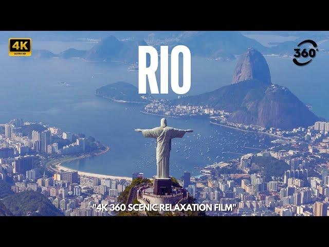 Flying Over Rio De Janeiro 4K 360° VR Video #riodejaneiro #4kvideo