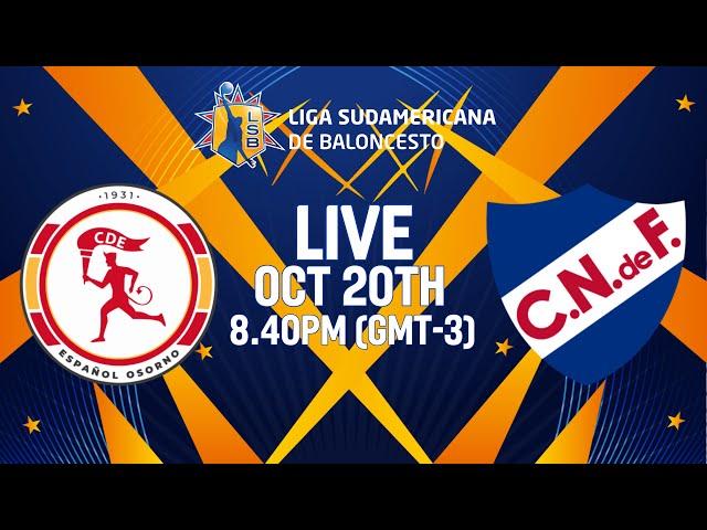 LIVE - CD Osorno v Nacional | Liga Sudamericana de Baloncesto FIBA 2024