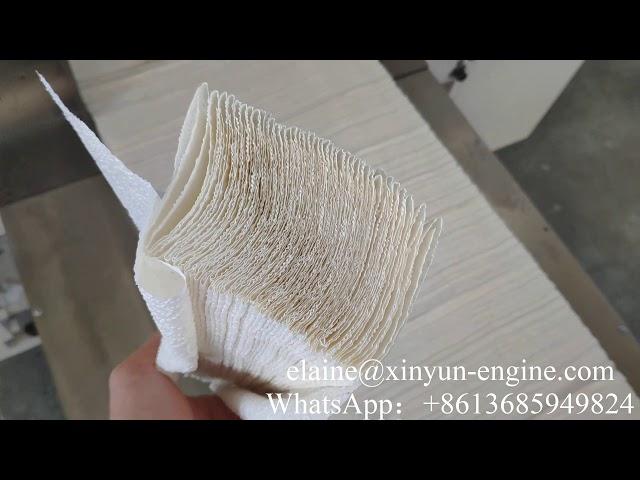 2 lines automtic N fold hand paper towel making machine