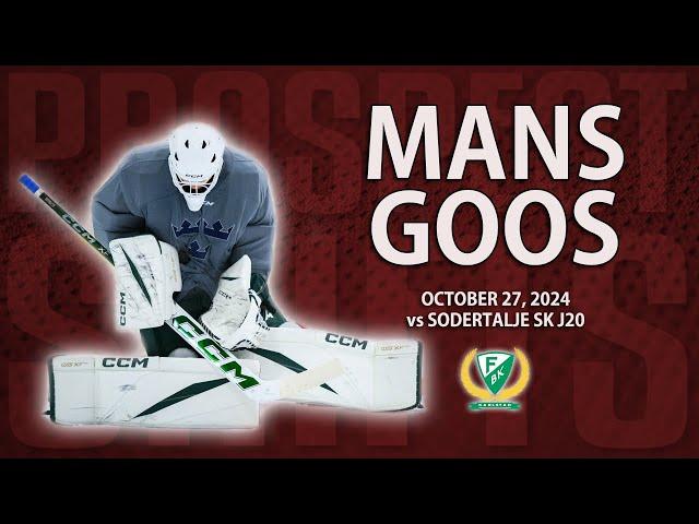 Måns Goos vs Södertälje SK J20 | Oct 27 2024