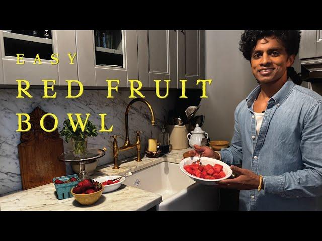 MY EASY AND DELICIOUS RED FRUIT SALAD - With Rajiv Surendra