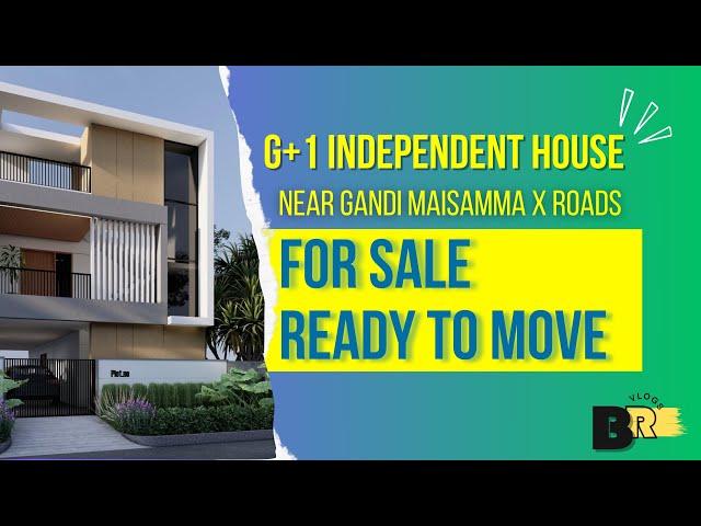 3BHK G+1 Independent House for Sale|Near GandiMaisamma X Roads|Ready to Move| BR’S Vlogs|7893419574|