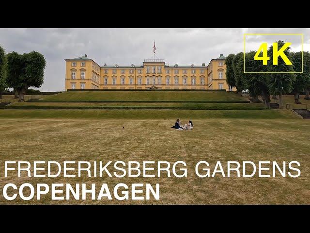 COPENHAGEN | Frederiksberg Palace Gardens (Frederiksberg Have) | 4K Walk