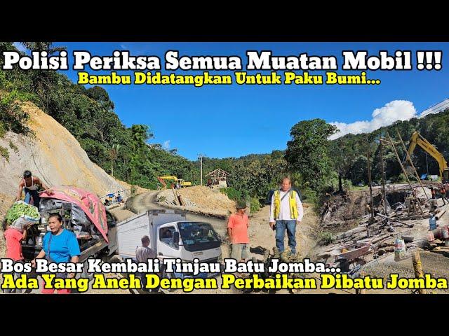 Polisi Periksa Semua Muatan Mobil || Ada Yang Aneh Dengan Perbaikan Jalan Di Batu Jomba