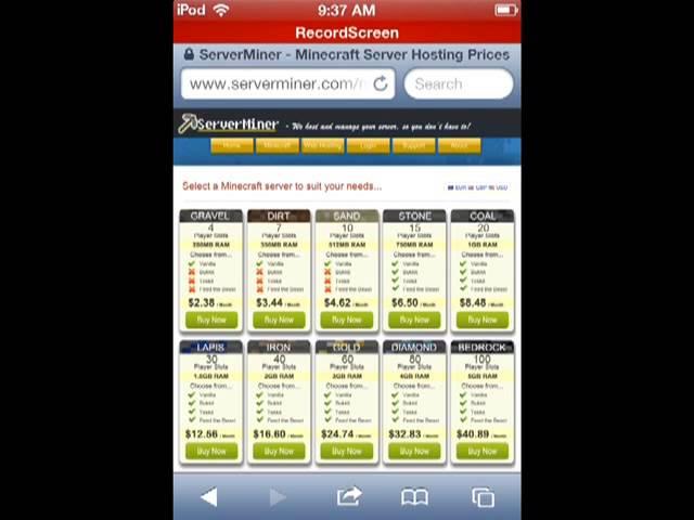BEST MC SERVER HOSTING EVER!!! ServerMiner