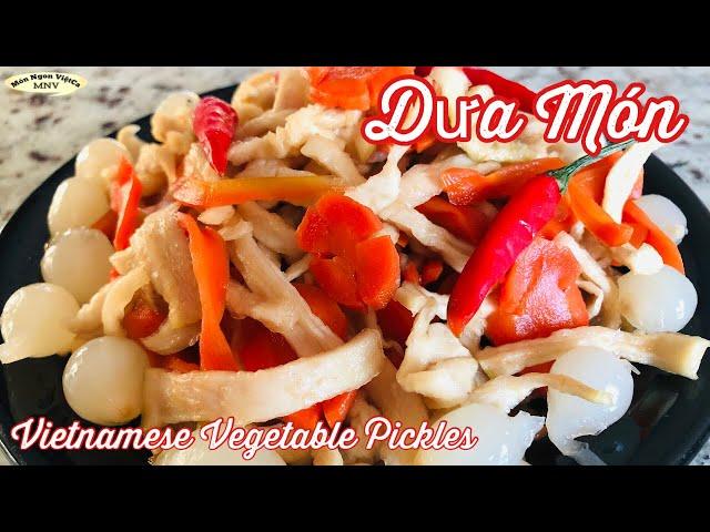 Dưa Món Ngày Tết- Ít Mặn, Ngon, Thấm Nhanh 2 Ngày/ Vietnamese Vegetable Pickles for Lunar New Year