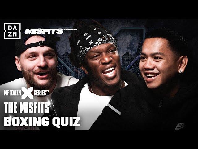 The Misfits Boxing Quiz (Misfits & DAZN X Series 19 - Qatar: The Supercard)