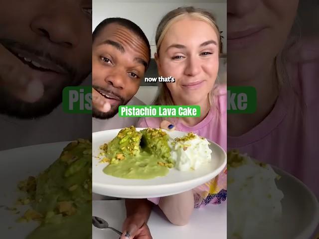 ..we made a Pistachio Lava Cake in 2 Minutes!?  (No Oven!)
