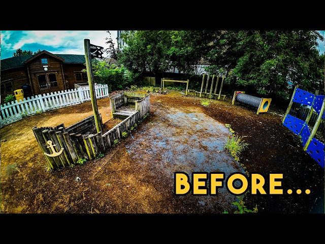 We Pressure Washed this CONDEMNED PLAYGROUND for FREE!