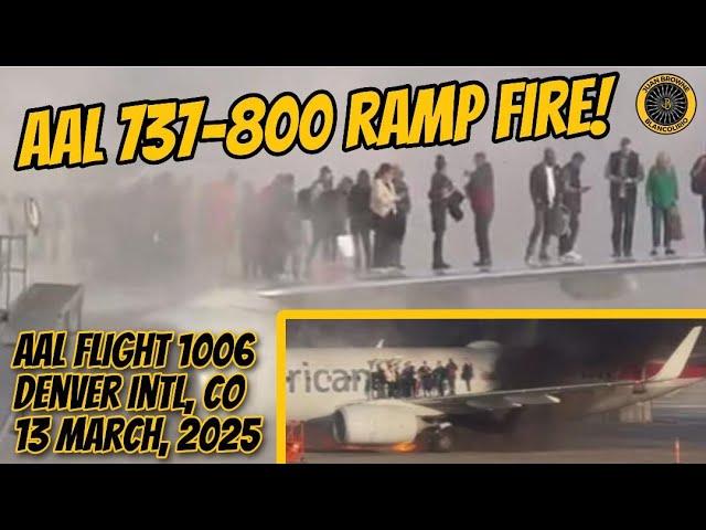 Denver 737-800 Evacuation at the Gate