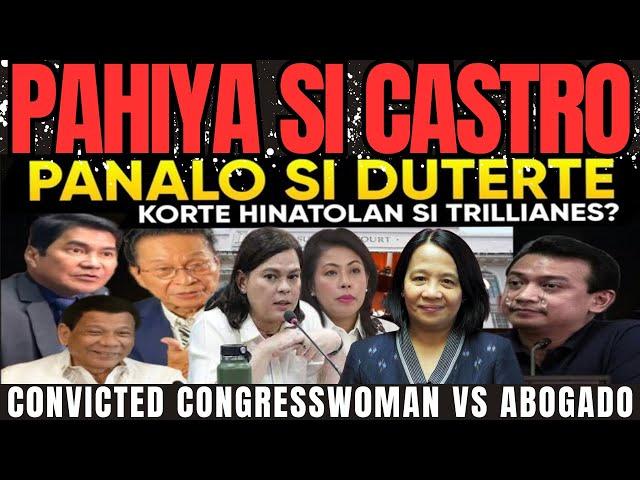 GRABE TO! ATTY ZULEIKA LOPEZ PÎNAKUL0NG NI CASTRO! TRILLANES TALO NE FPRRD! ERWIN TULFO TUMESTIG0 NA