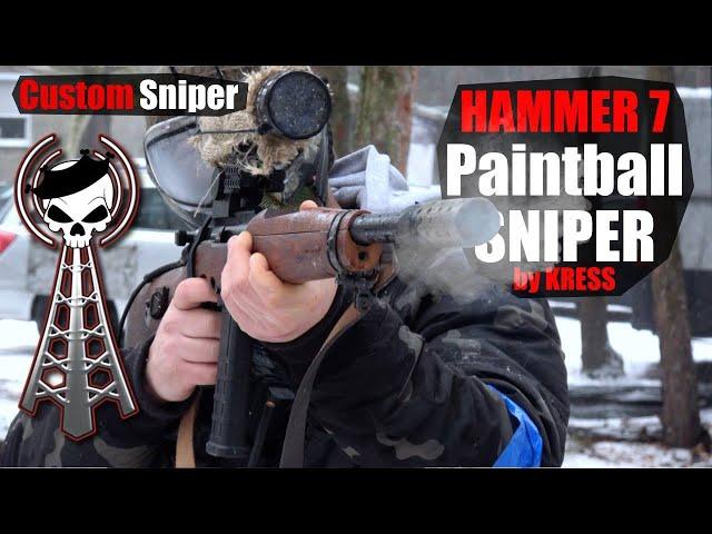 Paintball Sniper Spyder Hammer 7 Umbau 100 Paintball Guns