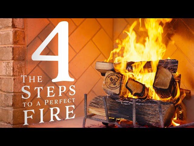 How to Start a Fire in a Fireplace | Make the Perfect Easiest Fire in 4 Steps!