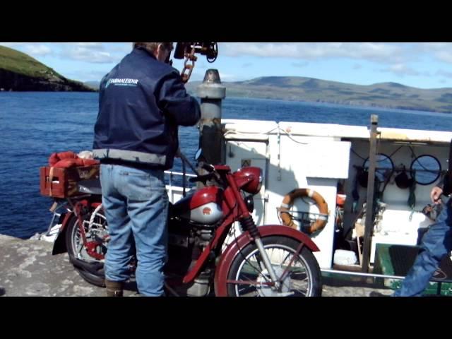 Nimbus Fø45 Discharging in Skúvoy Faroe Islands