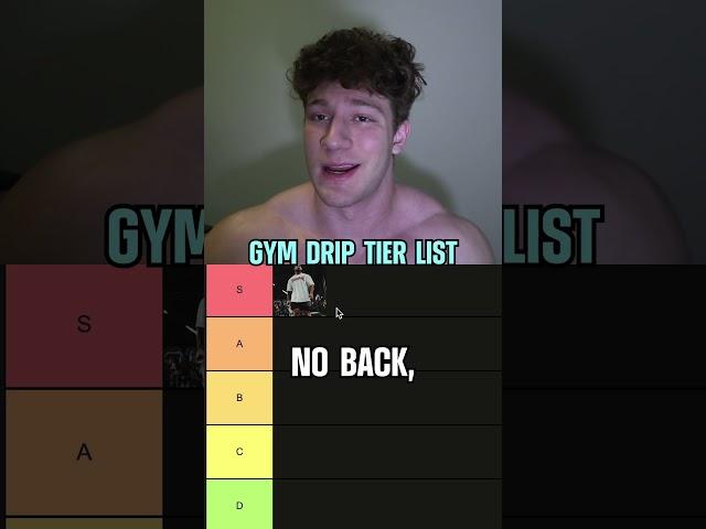 THE GYM CLOTHING TIER LIST!  #bodybuilder #bodybuilding#fit #cbum #gym #gymshark #zyzz #fitnessfun