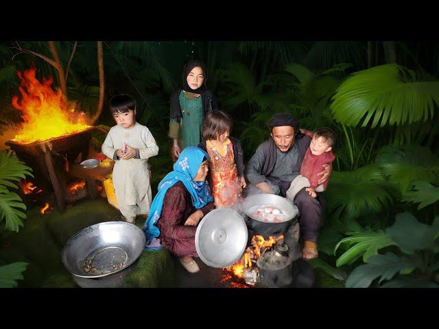 Daily Routine of Afghanistan Village Life: Families Surviving & Cooking