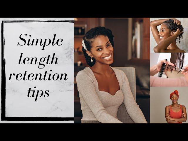 The BEST ways to retain length and grow hair || Klassically Kept