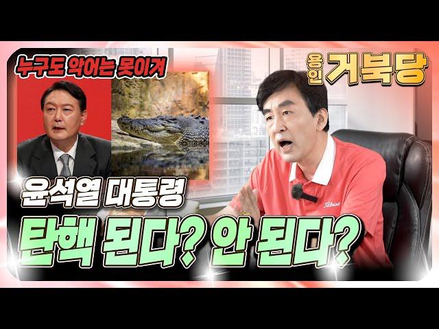 윤석열 대통령 탄핵 된다? 안된다? 누구도 악어는 못이겨