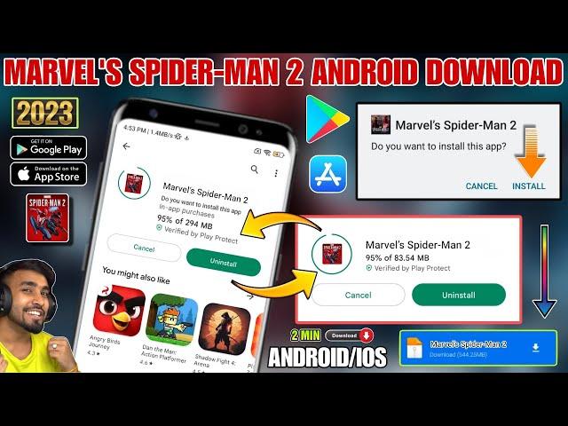 Marvel Spider Man 2 Download Android | How To Download Marvel Spider Man 2 Game In Android