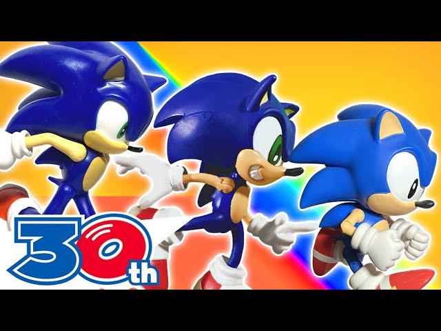 Sonic Stop Motion Collab 30th Anniversary