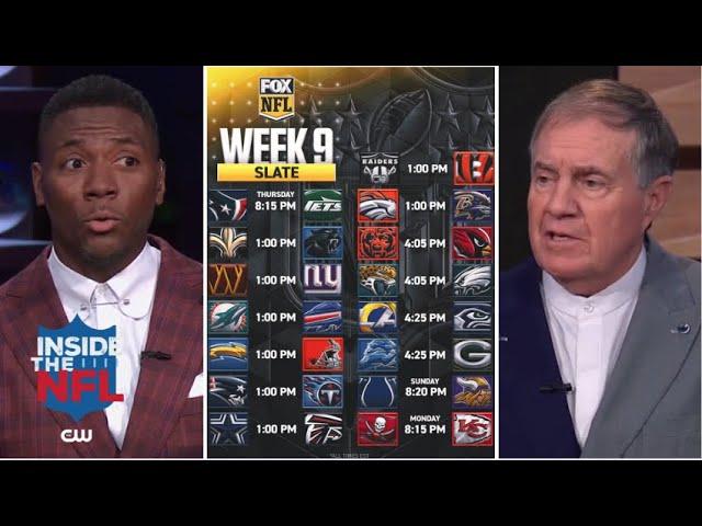 Inside The NFL | RC & Belichick break NFL Week 9: Lions vs Packers? - Ravens vs Broncos? - Chiefs?