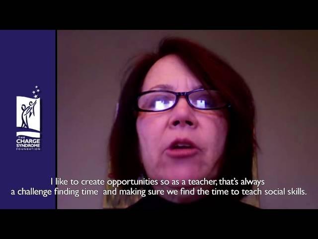 CHARGE Syndrome Foundation: Sharon Stelzer discusses social skills