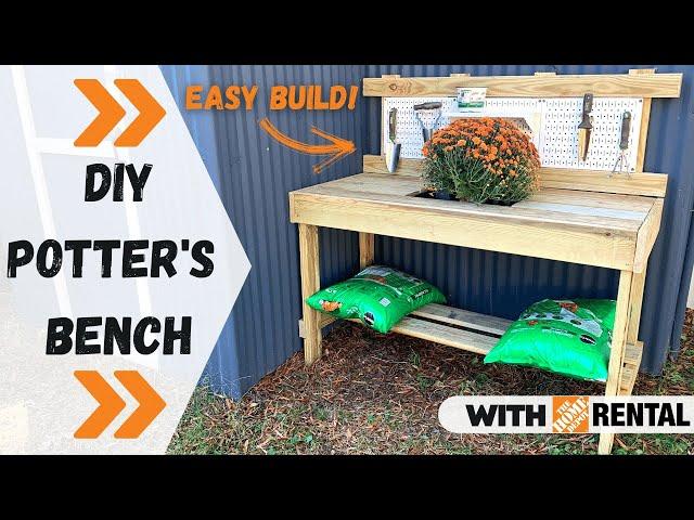 Do It Yourself Potters Bench With Only 3 Tools