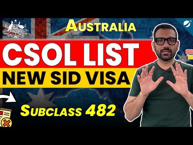 Australian Immigration News 2024 CSOL List + New - Skills In Demand Visa + Subclass 482 Australia