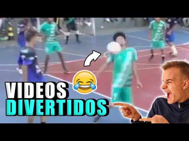 LOS VIDEOS más GRACIOSOS del FÚTBOL SALA  (Si te ríes pierdes)