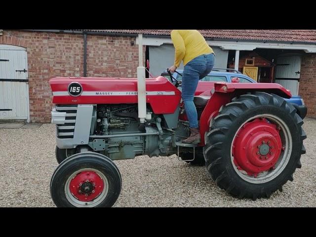 Massey Ferguson 165  built 1966 driven bye Sally