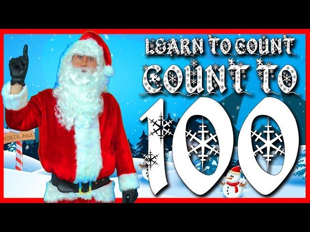  Learn To Count To 100 With Santa Kids Christmas Songs  Let's Get Fit Superhero Sing Along Songs