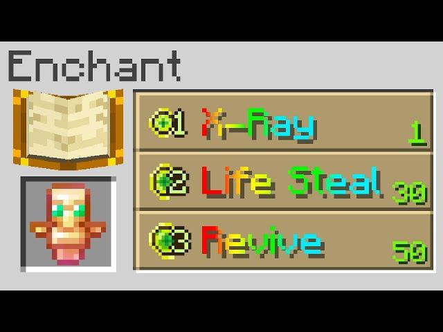 I Added CUSTOM ENCHANTS to Minecraft...