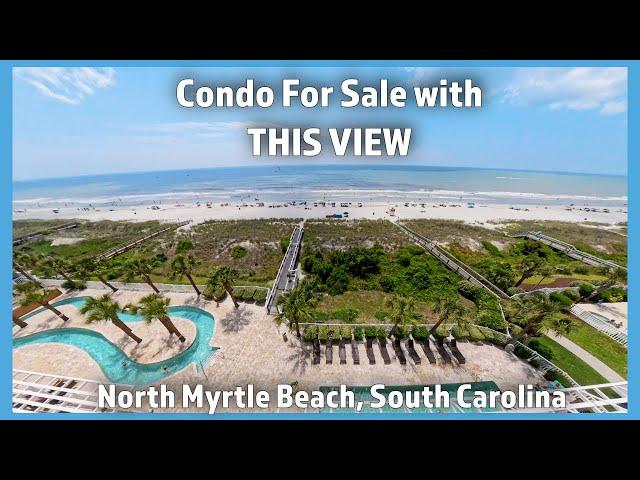 Inside a North Myrtle Beach Condo! What a View! Crescent Keyes High Rise! For Sale!