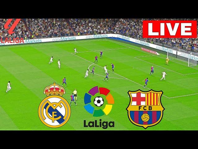 LIVE: Real Madrid Vs Barcelona | Laliga 2024/25 | Match LIVE Now