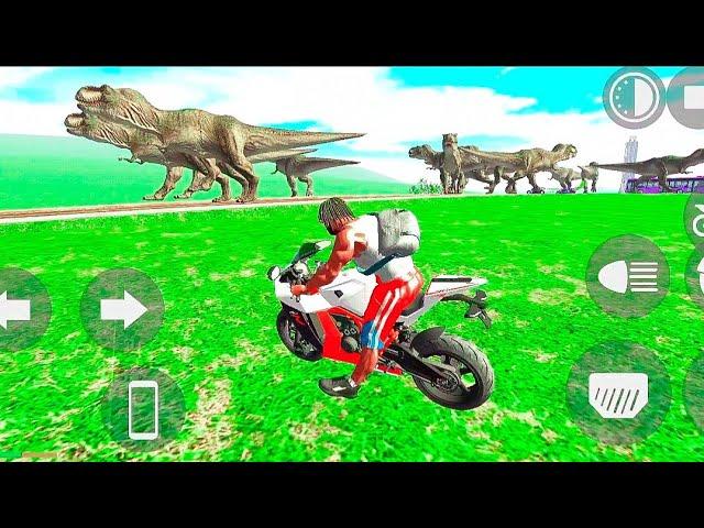 KTM vs Dinosaur Zombie Attack Indian bike driving 3d #indianbikedriving3d #video #cheatcodes