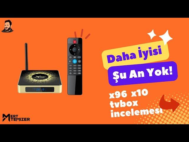 Wifi ile 1.2 Gbps Hız Alan Tvbox - X96 X10 Android Tv Box İncelemesi