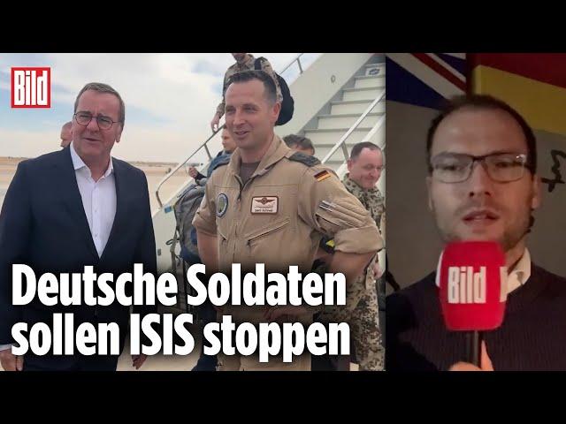 ERBIL: Pistorius auf heikler Syrien-Mission | BILD-Lagezentrum VOR ORT