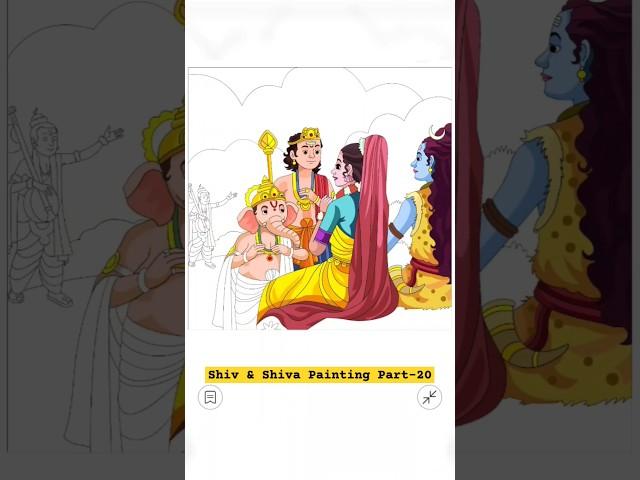 Shiv Painting Part-20 #shiv #god #trending #painting #shorts #viralvideo #yt #bhagwan #facts #bhakti
