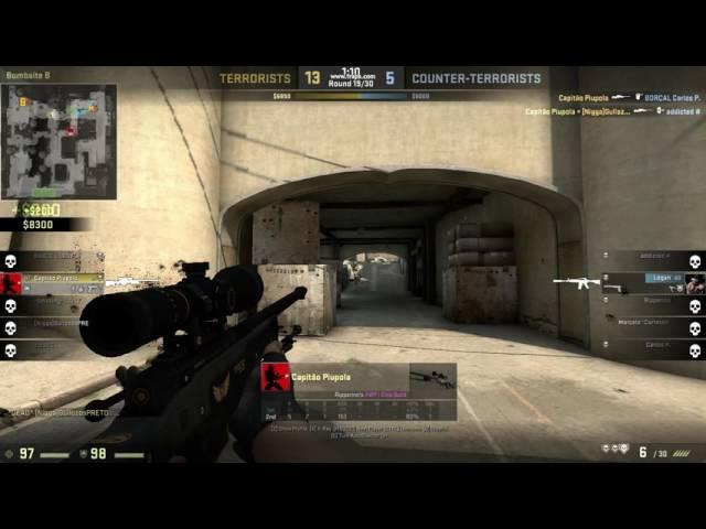 4K in amateur competitive match CSGO - Including DOUBLE KILL #awp #skill