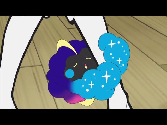 Pokemon - Nebby Falls Asleep On Lillie's Leg