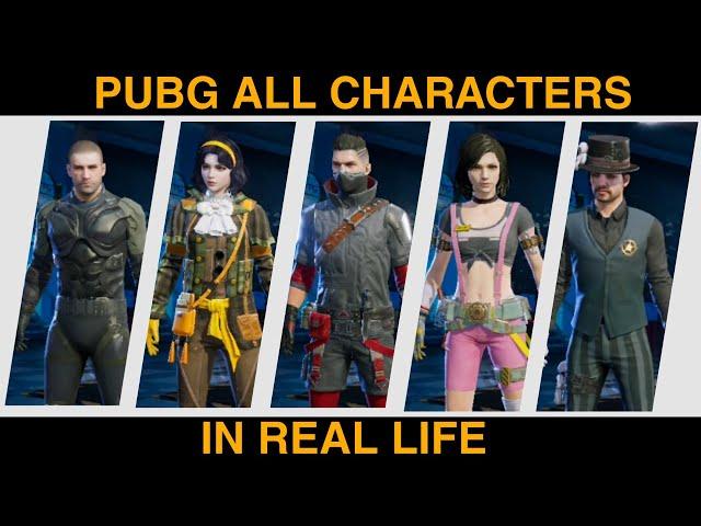 PUBG Mobile Characters In Real Life  | Sara, Victor, Carlo, Andy | #pubgmobileshorts #shorts