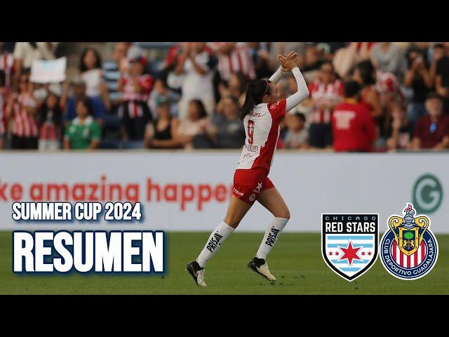 RESUMEN: Chivas Femenil venció al Chicago Red Stars | Summer Cup 2024