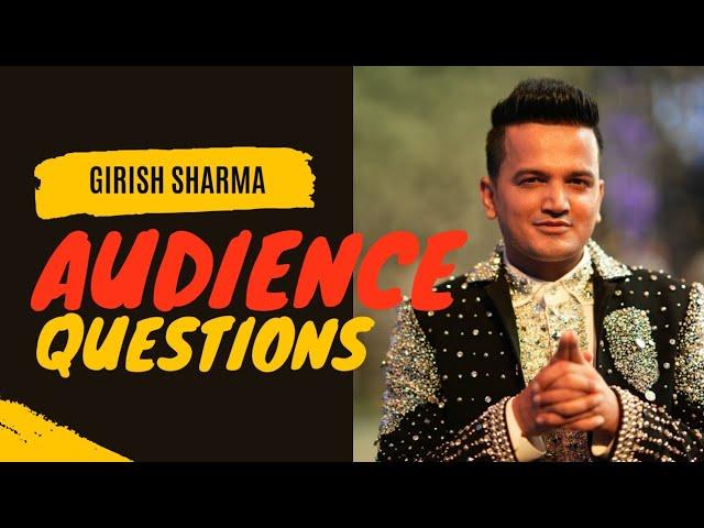 Anchor Girish Sharma Audience Question Answer | Funny Questions